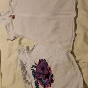 bathing suit  cover and tee shirt look who is 4